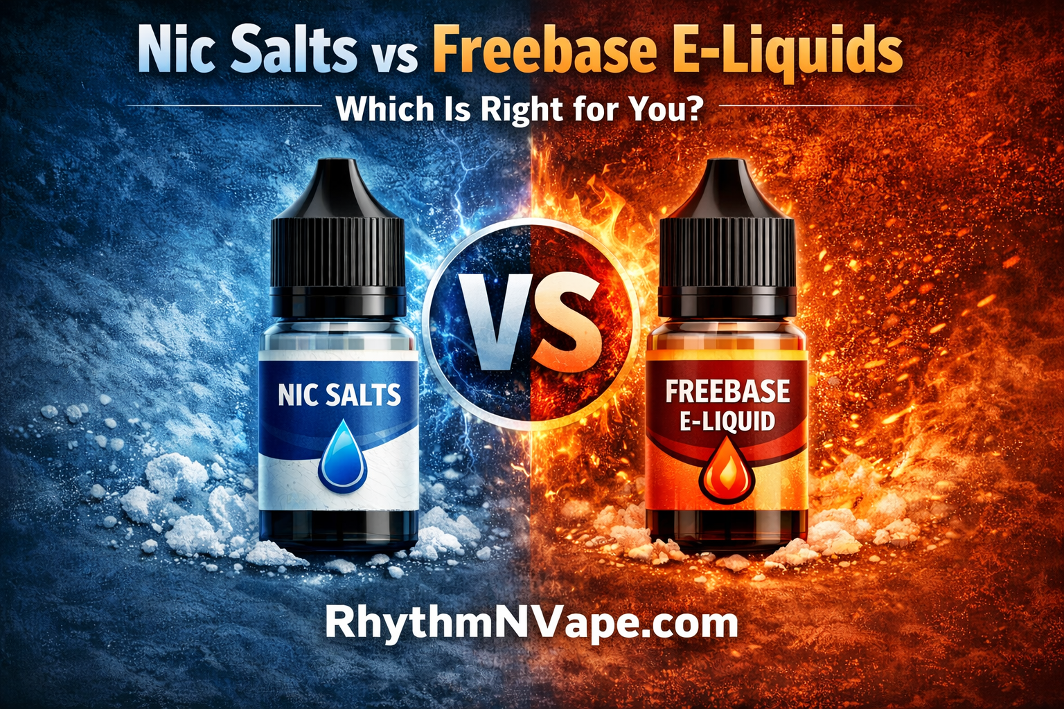 🤔 Nic Salt vs Freebase E-Liquids: What’s the Difference and Which Should You Choose?