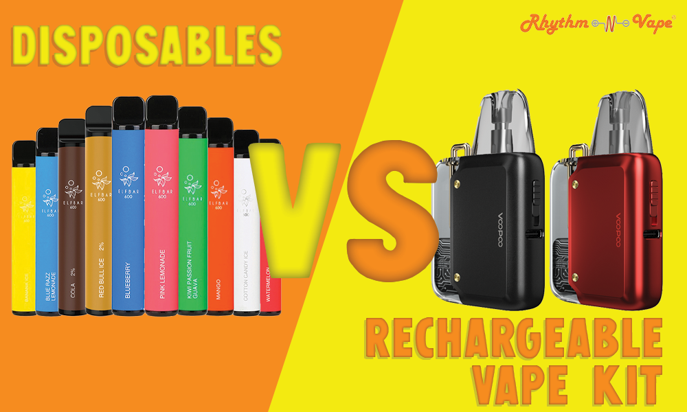 Disposable Vapes VS Rechargable Vape Kits! The SHOWDOWN!