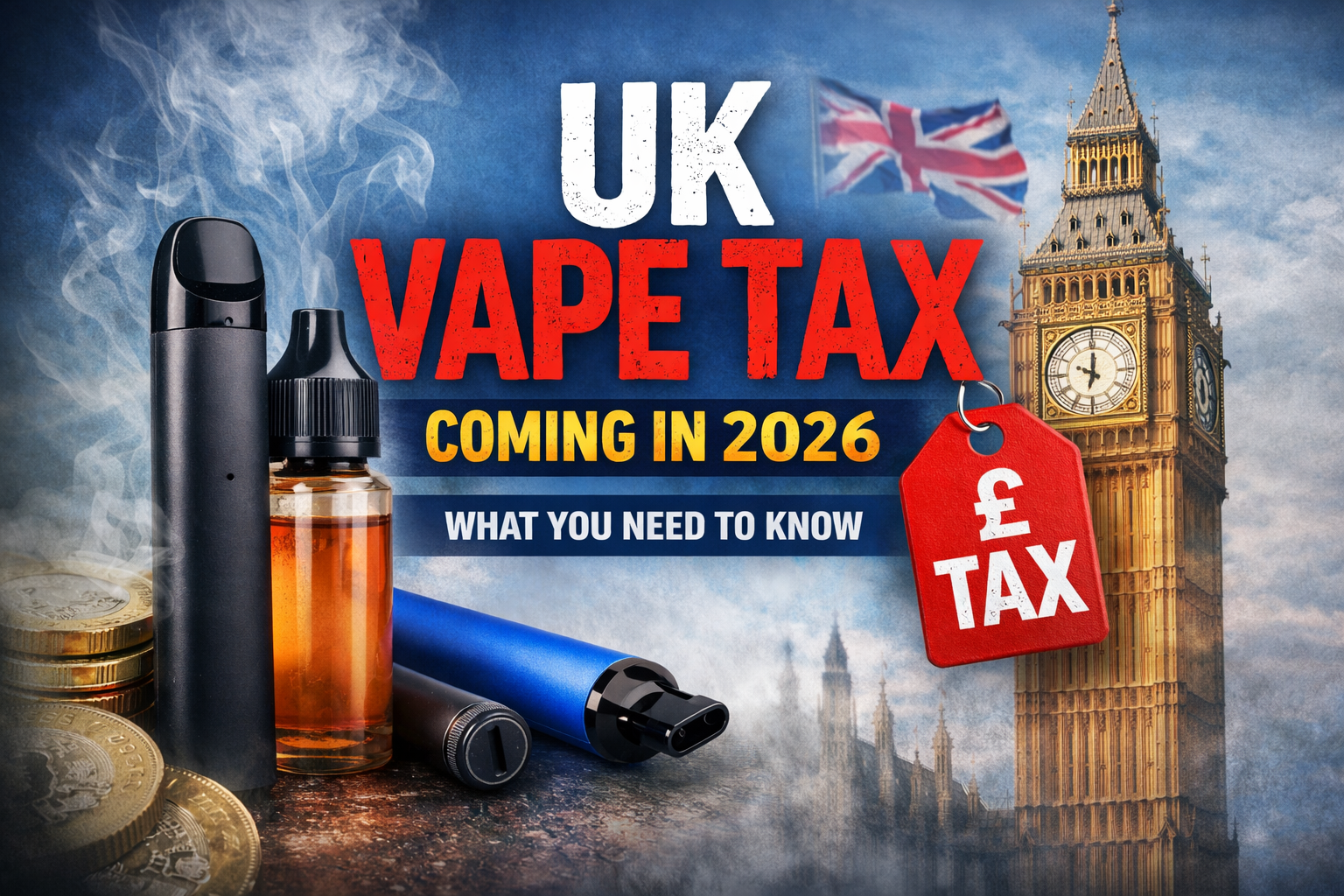 📣 UK Vape Tax Coming in 2026: What You Need to Know.