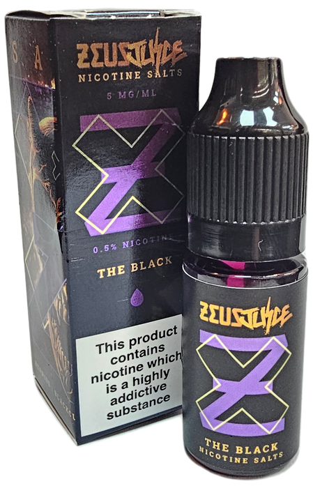 The Black Zeus Juice Nicotine Salt