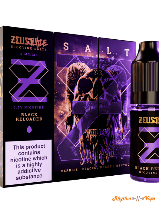 Black Reloaded Zeus Nic Salt