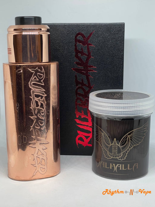 Rulebreaker Mechanical Mod And Valhalla V1 Copper Bundle! Mechanical Mod