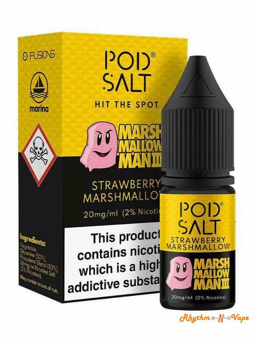 Strawberry Marshmallow Pod Salt. 11Mg