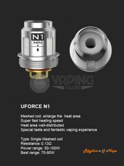 Voopoo Uforce Coils N1 0.13Ohm 50-100W Coil